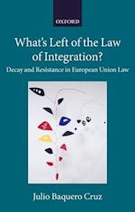 What's Left of the Law of Integration?