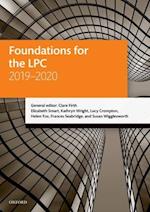 Foundations for the Lpc 2019-2020