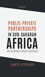 Public-Private Partnerships in Sub-Saharan Africa
