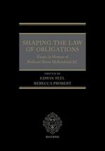 Shaping the Law of Obligations