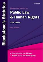 Blackstone's Statutes on Public Law & Human Rights 2022-2023