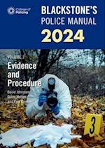 Blackstone's Police Manuals Volume 2: Evidence and Procedure 2024