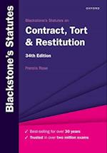 Blackstone's Statutes on Contract, Tort & Restitution 34e