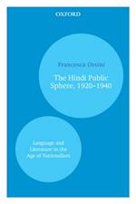 Hindi Public Sphere 1920-1940