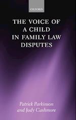 The Voice of a Child in Family Law Disputes