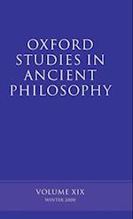 Oxford Studies in Ancient Philosophy