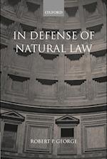 In Defense of Natural Law
