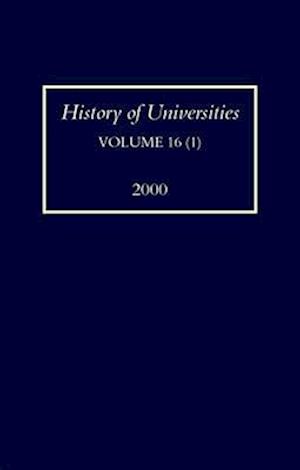 History of Universities: Volume XVI (1)