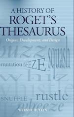 A History of Roget's Thesaurus