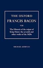 The Oxford Francis Bacon VIII