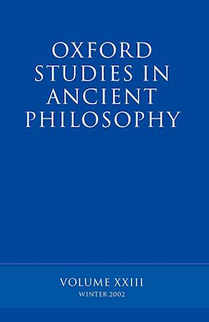 Oxford Studies in Ancient Philosophy volume XXIII