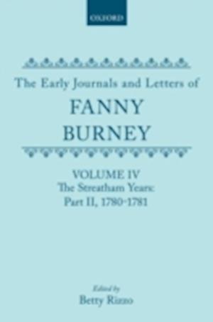 The Early Journals and Letters of Fanny Burney