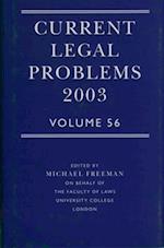 Current Legal Problems 2003