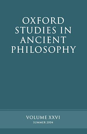 Oxford Studies in Ancient Philosophy XXVI