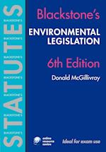 Blackstone's Environmental Legislation