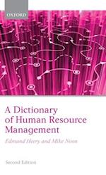 A Dictionary of Human Resource Management