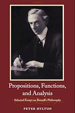 Propositions, Functions, and Analysis