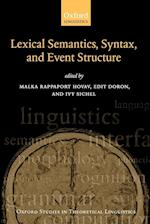 Lexical Semantics, Syntax, and Event Structure