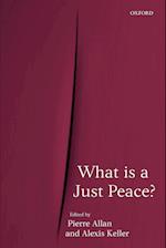 What Is a Just Peace?