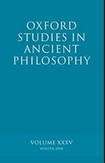 Oxford Studies in Ancient Philosophy XXXV
