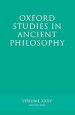 Oxford Studies in Ancient Philosophy XXXV