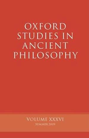 Oxford Studies in Ancient Philosophy, Volume XXXVI