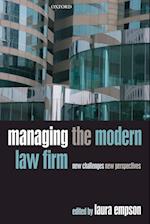 Managing the Modern Law Firm