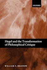 Hegel and the Transformation of Philosophical Critique