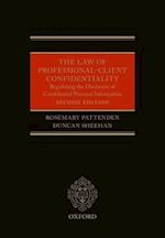 The Law of Professional-Client Confidentiality 2e