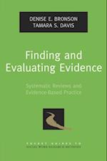 Finding and Evaluating Evidence