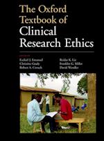 Oxford Textbook of Clinical Research Ethics