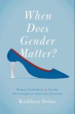 When Does Gender Matter?