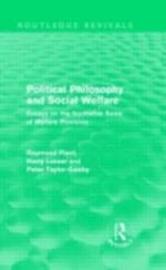 Political Philosophy and Social Welfare (Routledge Revivals)