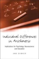 Individual Differences in Arithmetic