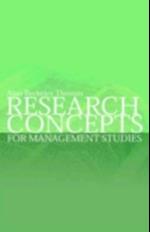 Research Concepts for Management Studies