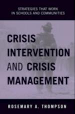 Crisis Intervention and Crisis Management