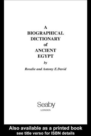 Biographical Dictionary of Ancient Egypt