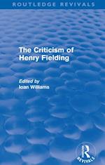 Criticism of Henry Fielding (Routledge Revivals)