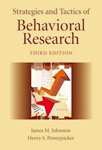 Strategies and Tactics of Behavioral Research, Third Edition