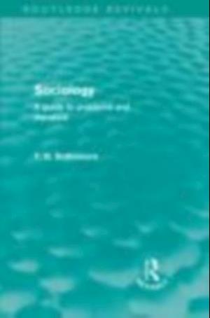 Sociology (Routledge Revivals)