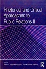 Rhetorical and Critical Approaches to Public Relations II