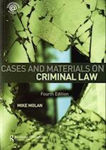 Cases & Materials on Criminal Law