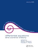 Differential Equations And Control Theory