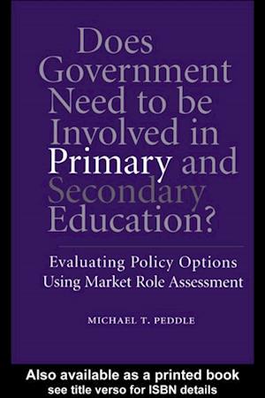 Does Government Need to be Involved in Primary and Secondary Education