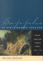 Sappho in Early Modern England