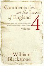 Commentaries on the Laws of England, Volume 4