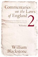 Commentaries on the Laws of England, Volume 2