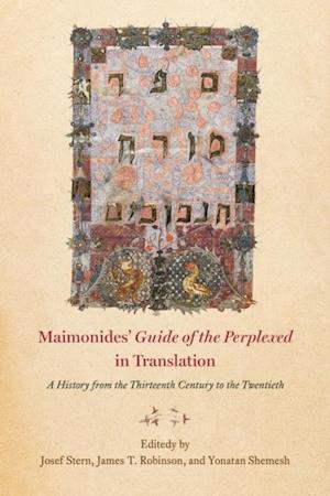 Maimonides' 'Guide of the Perplexed' in Translation