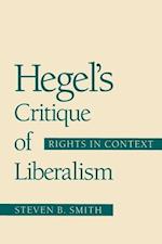 Hegel's Critique of Liberalism