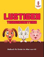 Lustigen Tiergesichtern